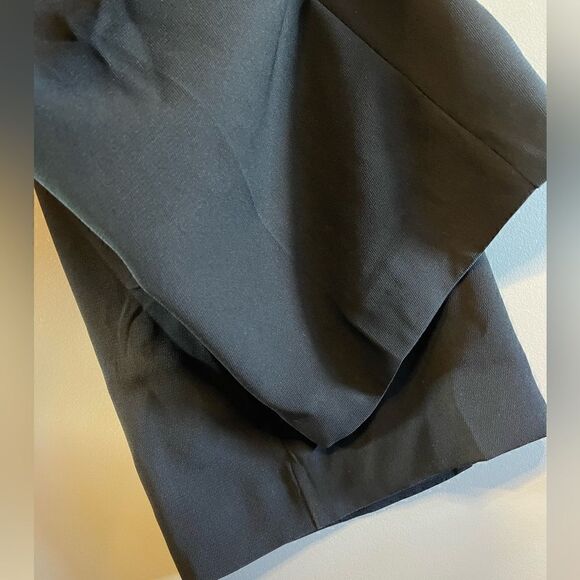 ZARA Sleeveless Pleated Front Wide Leg Jumpsuit in Black | SZ XS - Picture 7 of 15